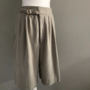 VINTAGE 💖 Stone High Waisted Pleated Shorts